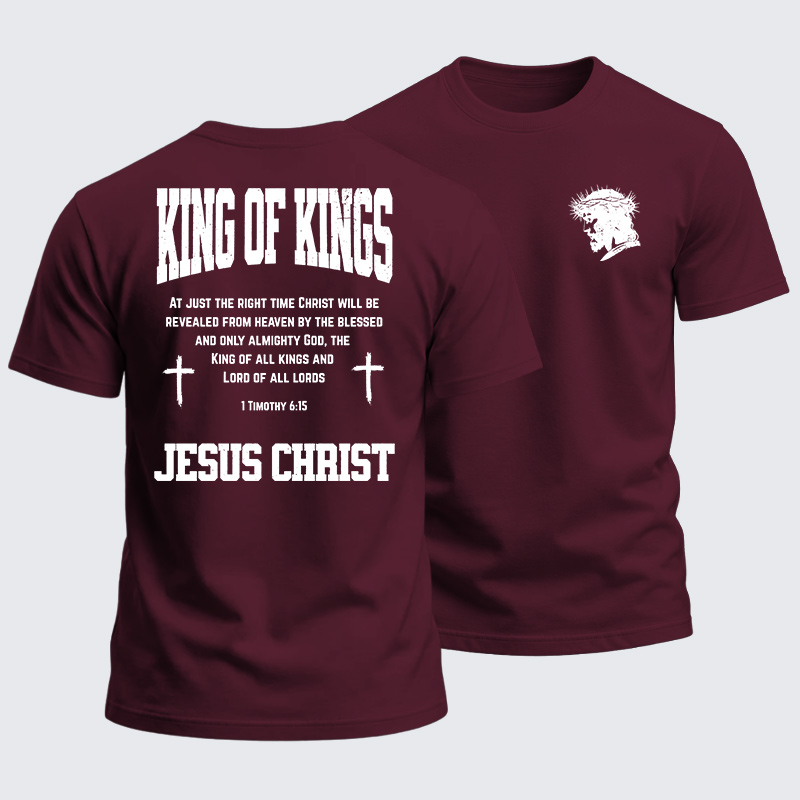 Heavyweight Cotton Tee - Jesus Is King