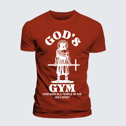 Your Body Is A Temple Of The Holy Spirit Jesus God Christian Premium Mercerized Cotton Tee