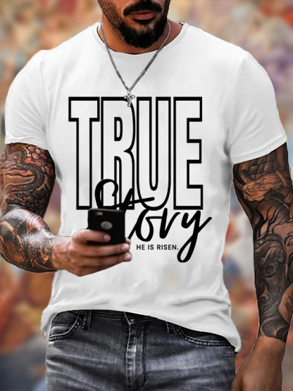 True Story Jesus God Christian Cotton T-Shirt