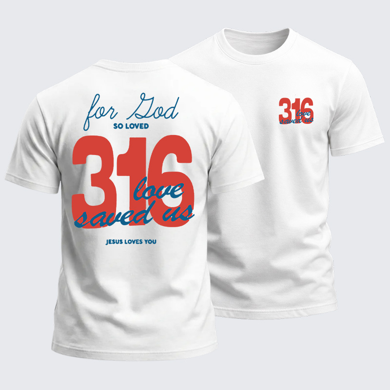 Heavyweight Cotton Tee - John 3:16
