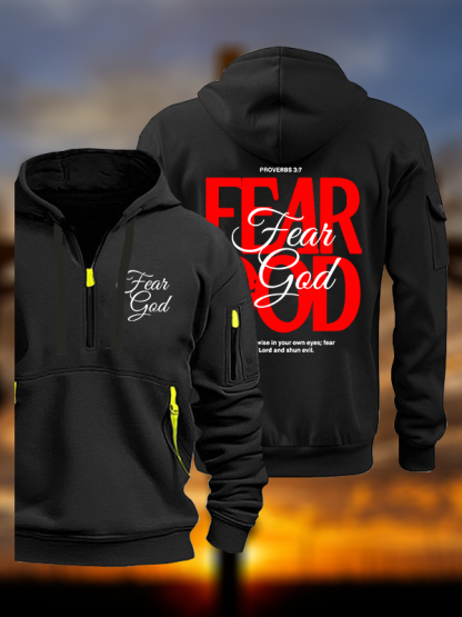 Fear God Jesus God Christian Zipper Hoodies