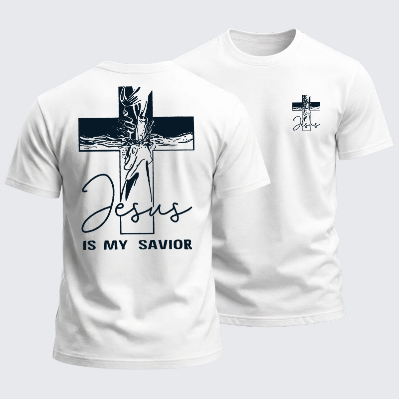 Heavyweight Cotton Tee - Jesus Is My Savior