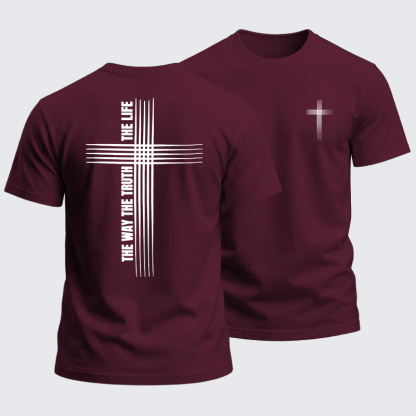 Heavyweight Cotton Tee - The Way The Truth The Life