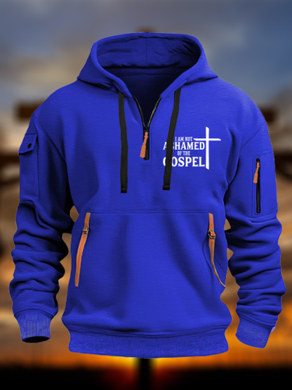 I Am Not Ashamed Of The Gospel Jesus God Christian Zipper Hoodies