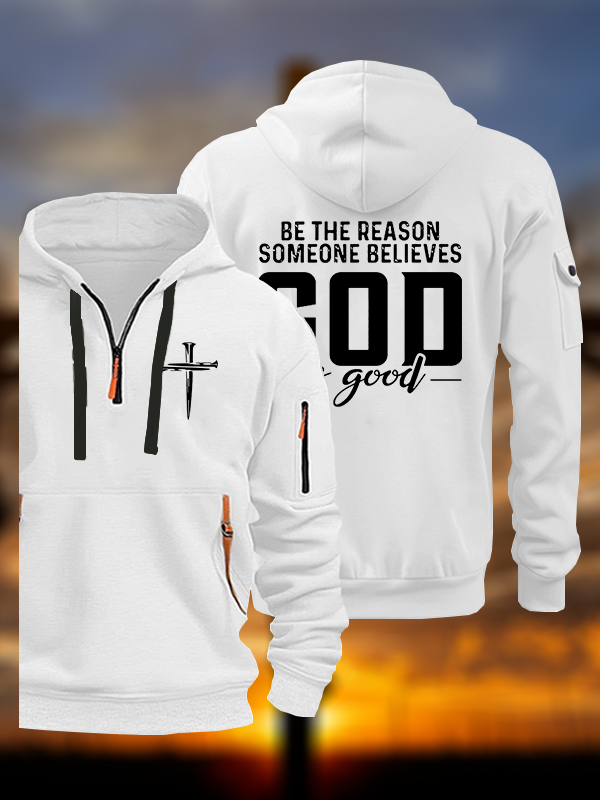The Reason Someone Believes God Is Good Jesus God Christian Zipper Hoodies