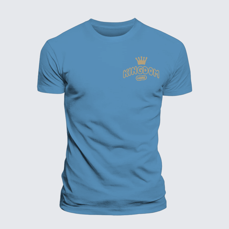 Kimgdom Come Jesus God Christian Premium Mercerized Cotton Tee