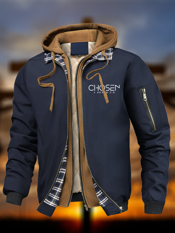 Chosen Warm Hooded Bomber Jacket