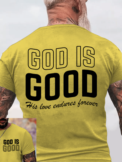 God Is Good Jesus God Christian Cotton T-Shirt