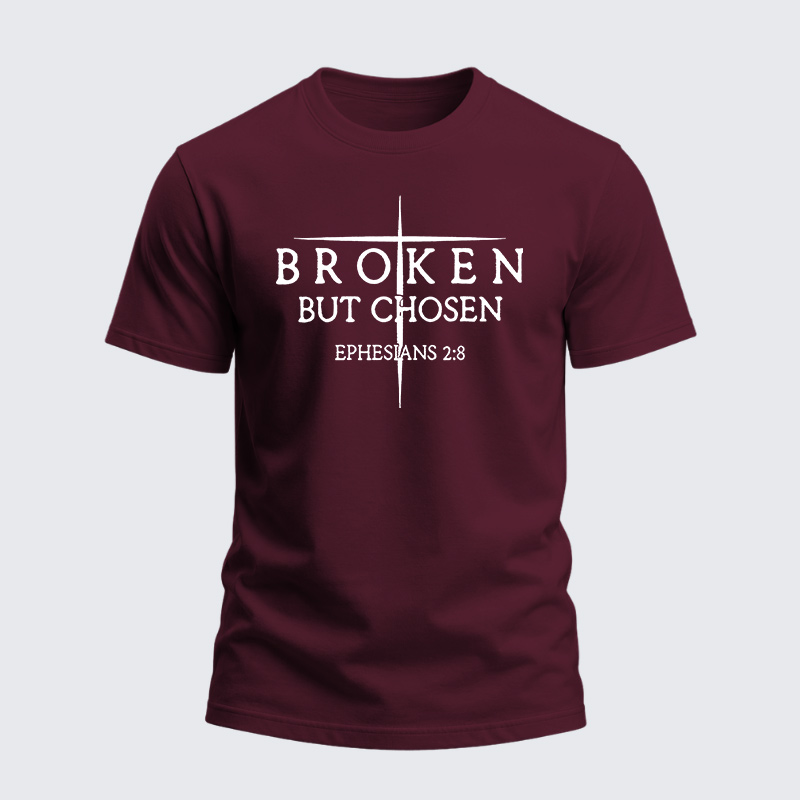 Heavyweight Cotton Tee - Broken But Chosen