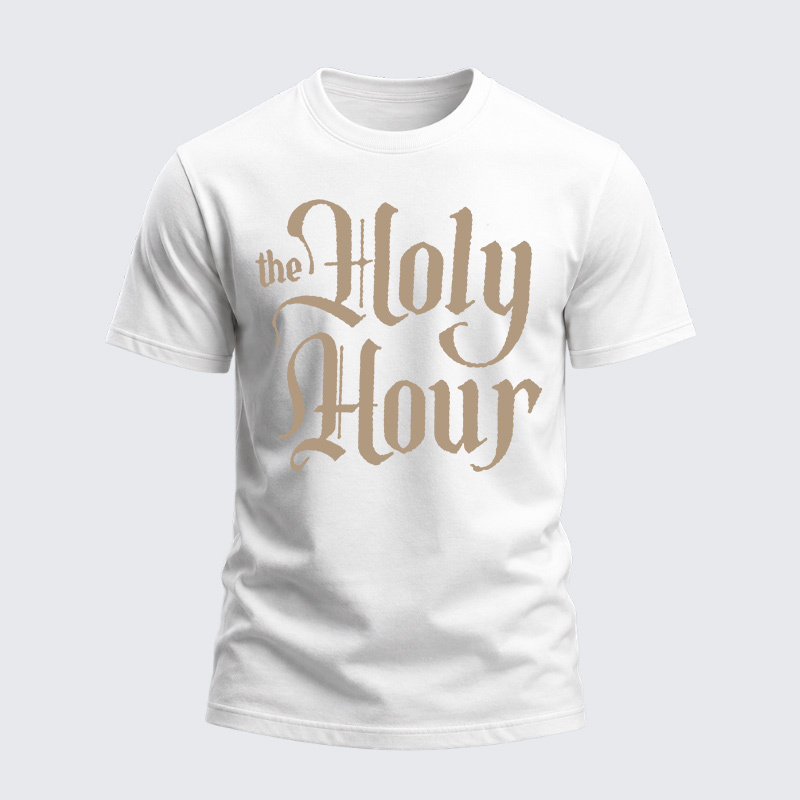 Heavyweight Cotton Tee - The Holy Hour