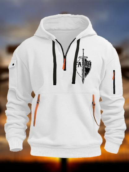Warrior Of Faith Jesus God Christian Zipper Hoodies