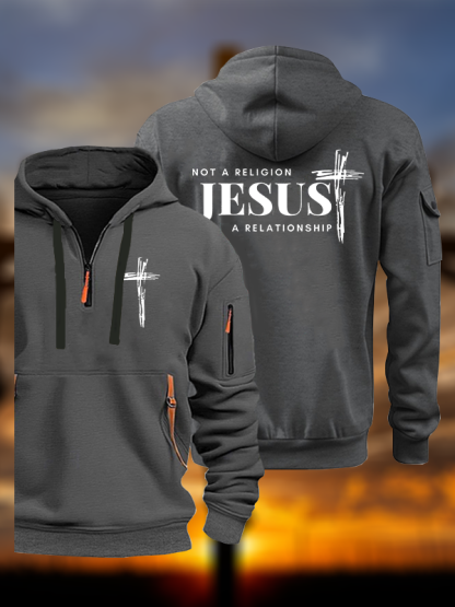 It’S Not Religion It’S A Relationship Jesus God Christian Zipper Hoodies