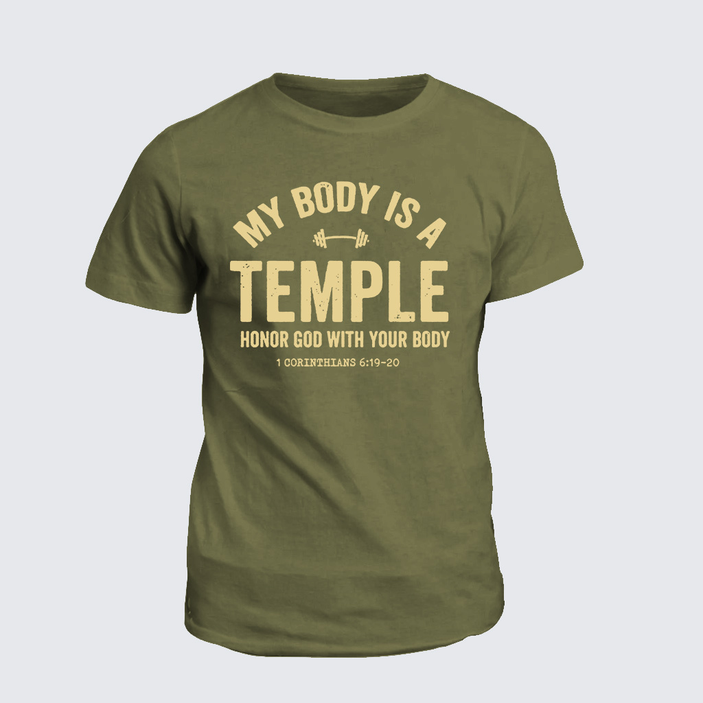 Classic Cotton Tee - My Body Is A Temple