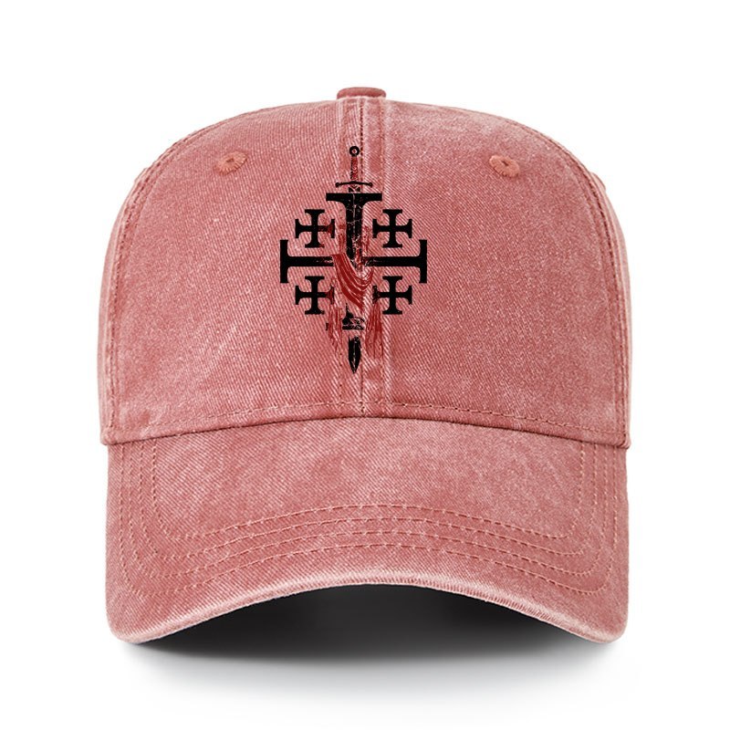 Heritage Washed Cap - Deus Vult: God Wills It