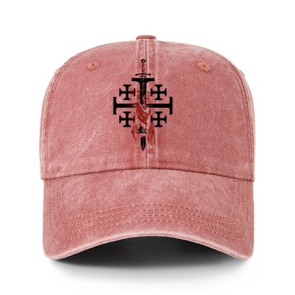 Heritage Washed Cap - Deus Vult: God Wills It