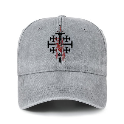 Heritage Washed Cap - Deus Vult: God Wills It