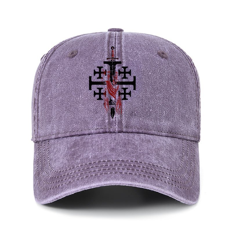 Heritage Washed Cap - Deus Vult: God Wills It
