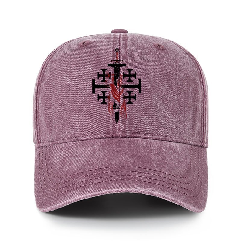 Heritage Washed Cap - Deus Vult: God Wills It