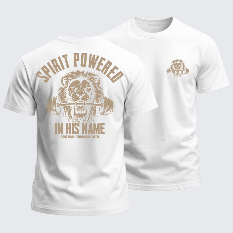 Heavyweight Cotton Tee - Spirit Powered