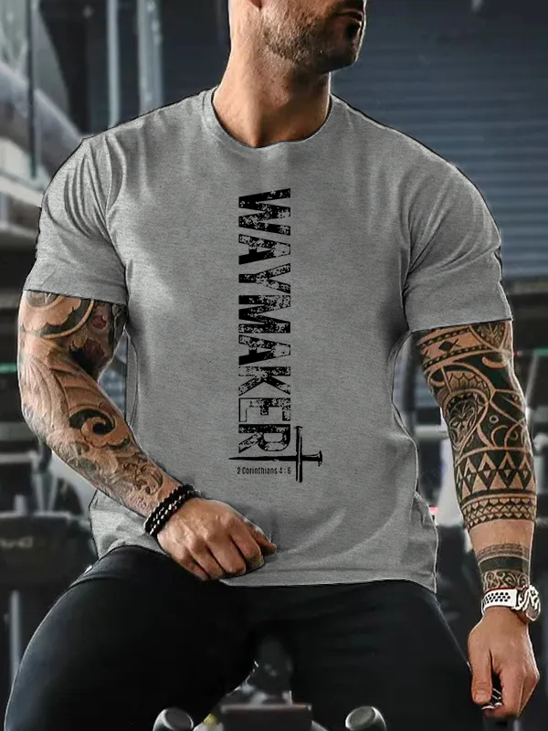 Waymaker Jesus God Christian Cotton T-Shirt