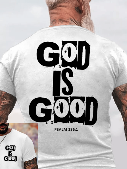 God Is Good Jesus God Christian Cotton T-Shirt