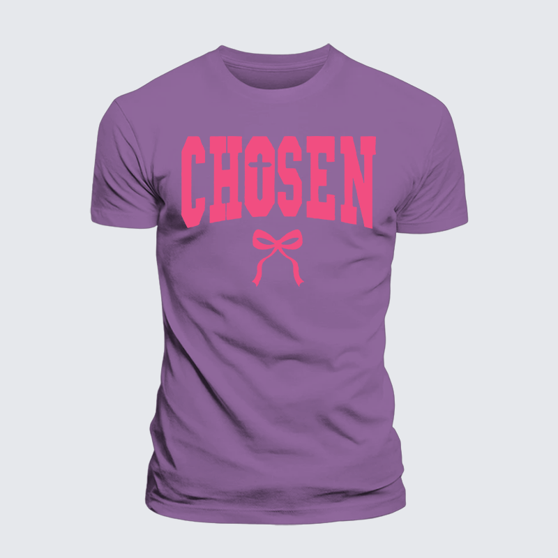 Chosen Jesus God Christian Premium Mercerized Cotton Tee