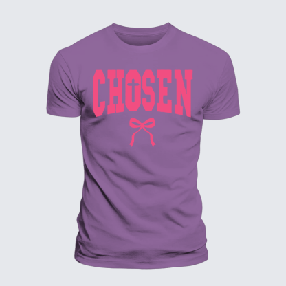 Chosen Jesus God Christian Premium Mercerized Cotton Tee