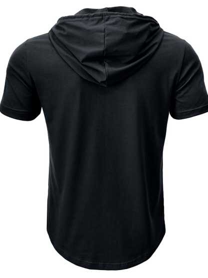 Armor Up Christian Hooded Henley T Shirt