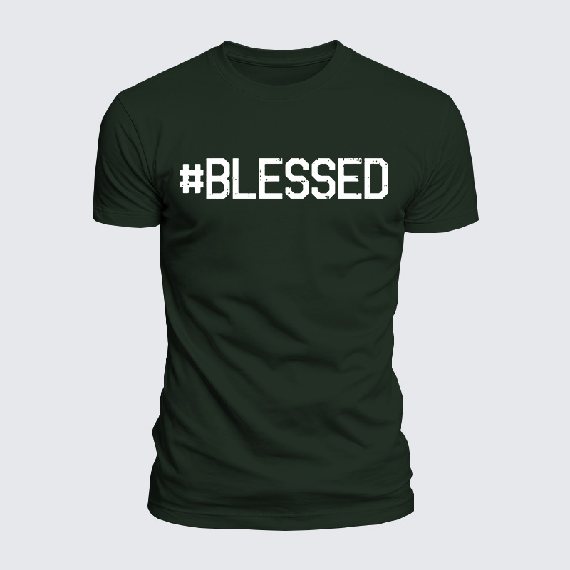 Blessed Jesus God Christian  – Luxe Mercerized Interlock Cotton Tee