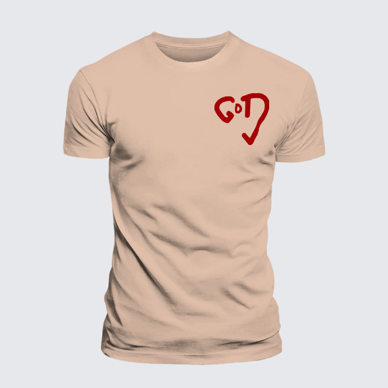 The God Jesus God Christian Premium Mercerized Cotton Tee