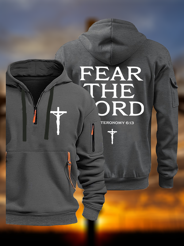Fear The Lord Jesus God Christian Zipper Hoodies