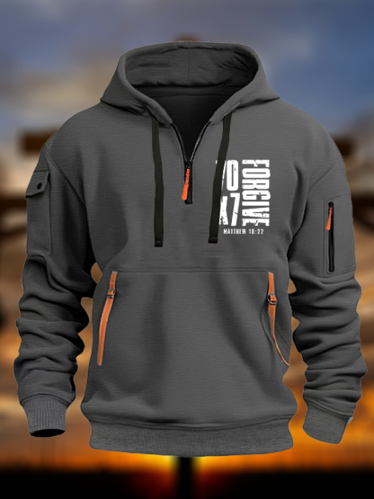 70×7 Forgive Jesus God Christian Zipper Hoodies