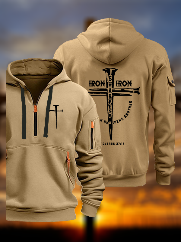 Iron Jesus God Christian Zipper Hoodies