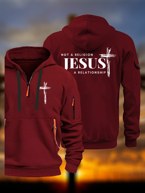 It’S Not Religion It’S A Relationship Jesus God Christian Zipper Hoodies