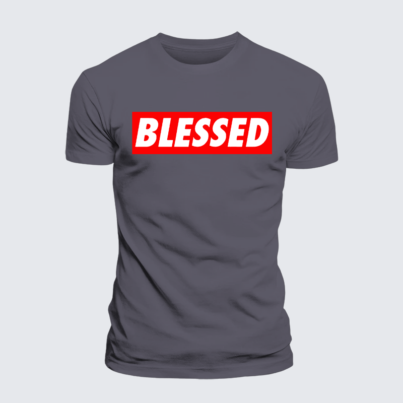 Blessed Jesus God Christian Premium Mercerized Cotton Tee