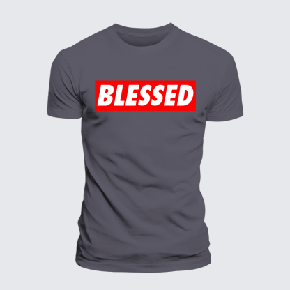 Blessed Jesus God Christian Premium Mercerized Cotton Tee