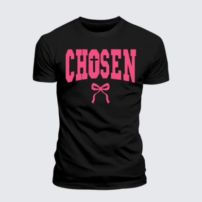 Chosen Jesus God Christian Premium Mercerized Cotton Tee