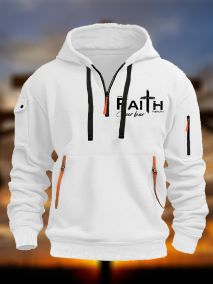 Faith Over Fear Jesus God Christian Zipper Hoodies