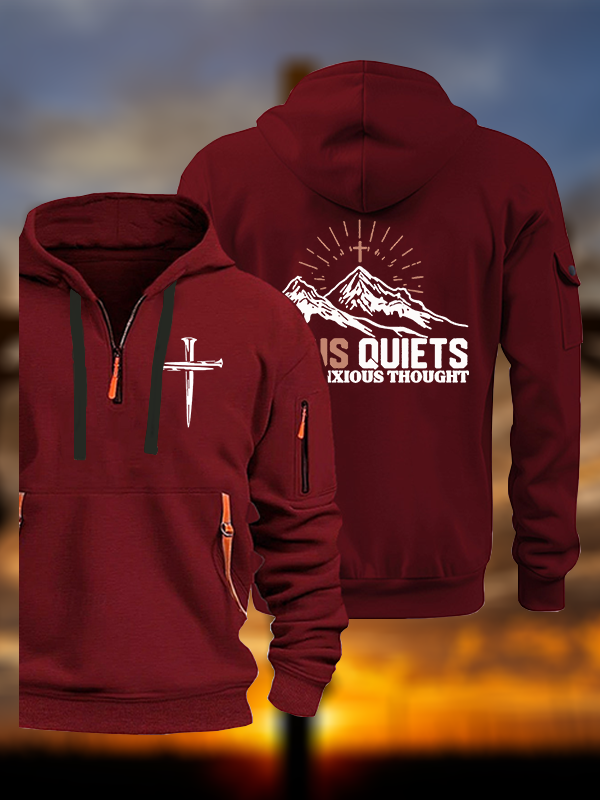 Jesus Quiets Every Anxious Thought Jesus God Christian Zipper Hoodies
