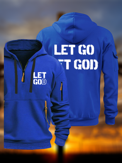 Let Go And Let God Jesus God Christian Zipper Hoodies