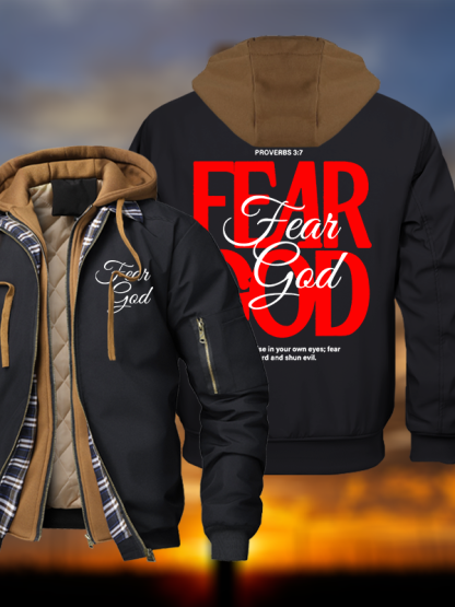 Fear God Warm Hooded Bomber Jacket
