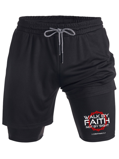Walk By Faith Not By Sight 2 Corinthians 5:7 Christian Performance Shorts