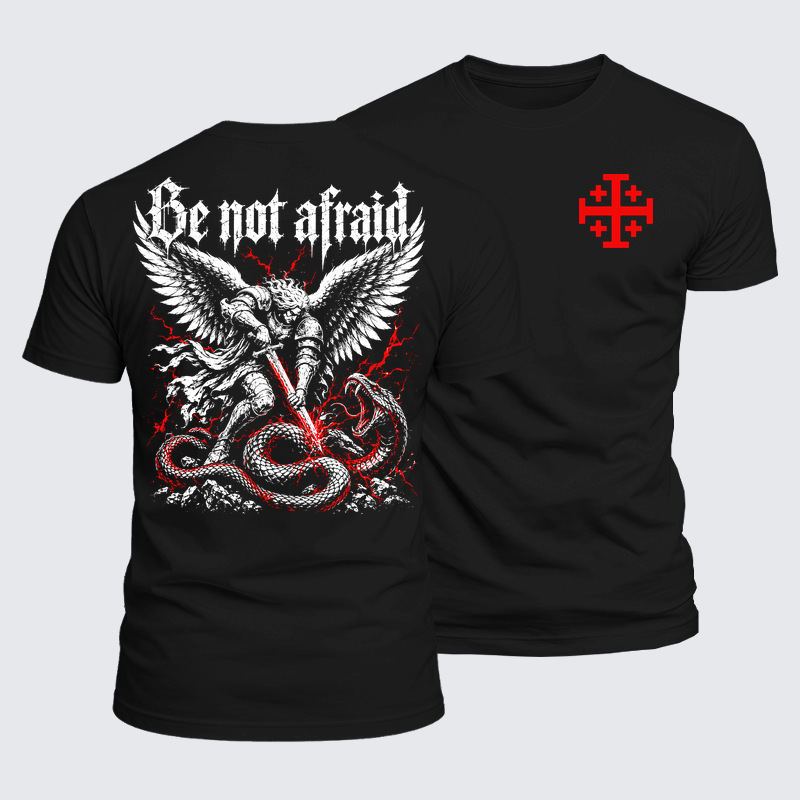 Luxe Mercerized Cotton Tee - Be Not Afraid