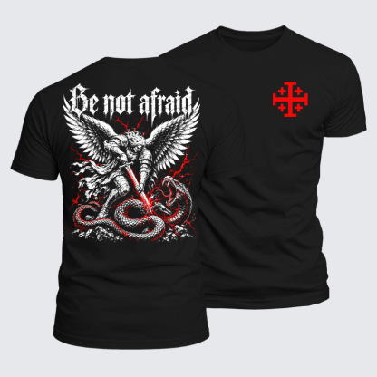 Luxe Mercerized Cotton Tee - Be Not Afraid