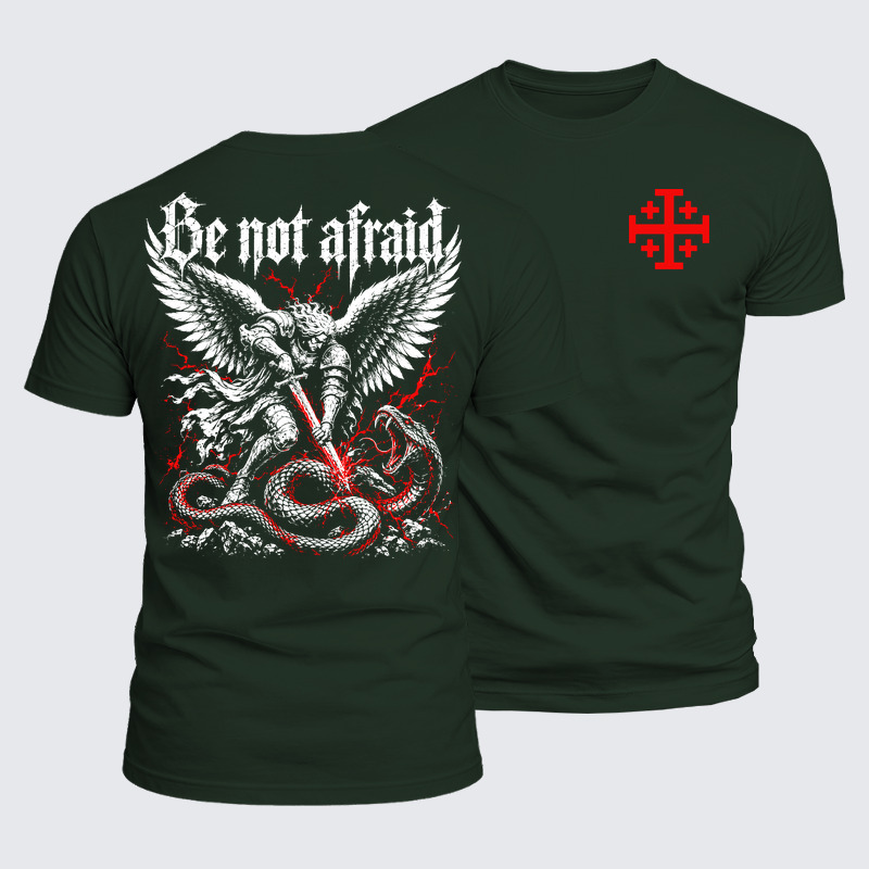 Luxe Mercerized Cotton Tee - Be Not Afraid