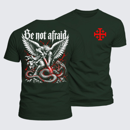 Luxe Mercerized Cotton Tee - Be Not Afraid