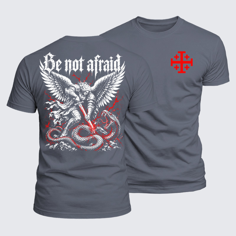 Luxe Mercerized Cotton Tee - Be Not Afraid
