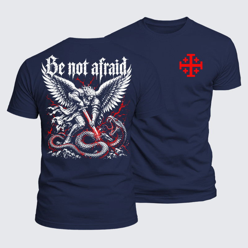 Luxe Mercerized Cotton Tee - Be Not Afraid