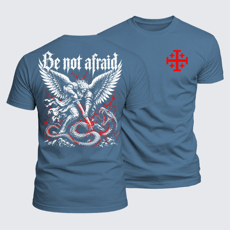 Luxe Mercerized Cotton Tee - Be Not Afraid