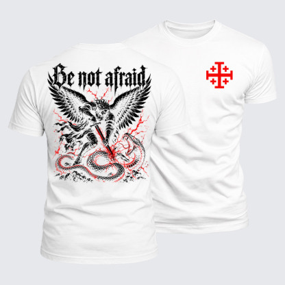 Luxe Mercerized Cotton Tee - Be Not Afraid
